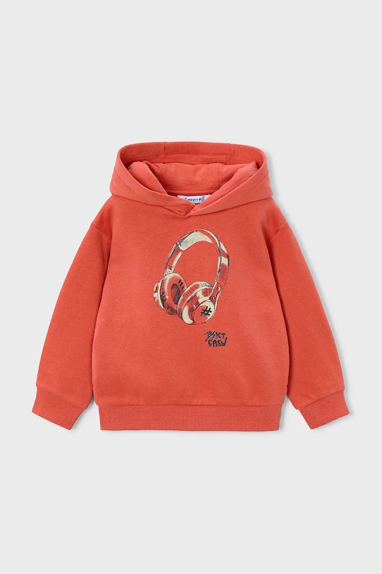 Mayoral hanorac de bumbac bumbac portocaliu 4407.5E.Mini.9BYA