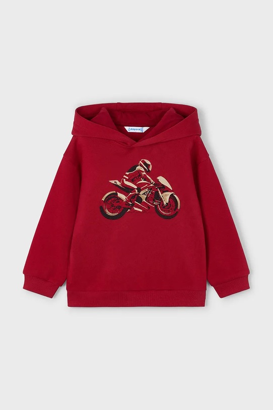 Mayoral bluza bawełniana 4407.5E.Mini.9BYA czerwony AW25