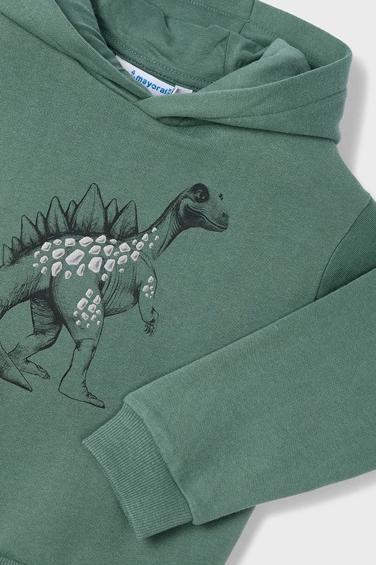 Băieți Mayoral hanorac de bumbac 4407.5E.Mini.9BYA verde