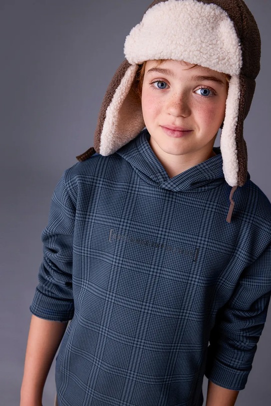Mayoral bluza z kapturem niebieski 7404.7C.Junior.9BYA