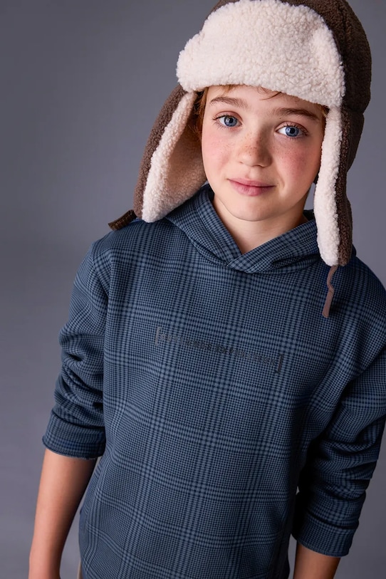 Mayoral bluză bumbac albastru 7404.7C.Junior.9BYA