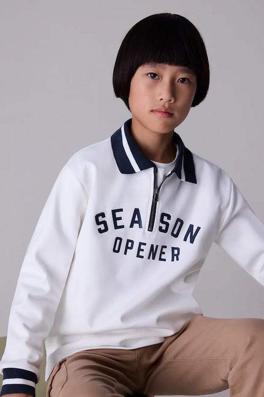 Mayoral bluza nadruk beżowy 7408.7E.Junior.9BYA