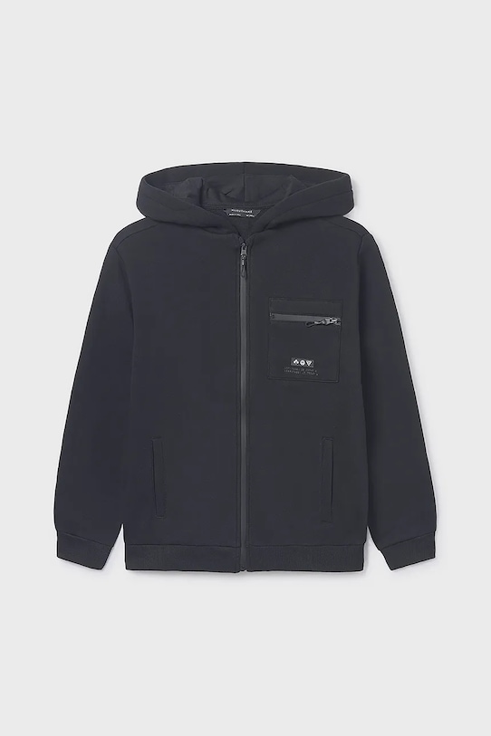 Кофта Mayoral бавовна чорний 7419.7C.Junior.9BYA