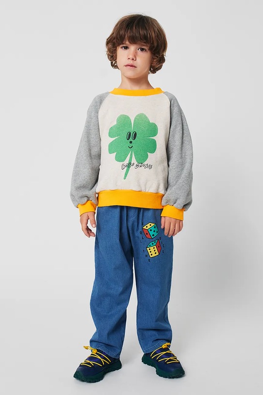 Bobo Choses bluza bawełniana dziecięca Lucky Clover 225AC041
