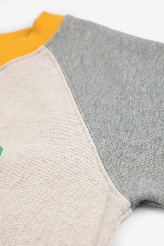 Bobo Choses bluza bawełniana dziecięca Lucky Clover szary 225AC041