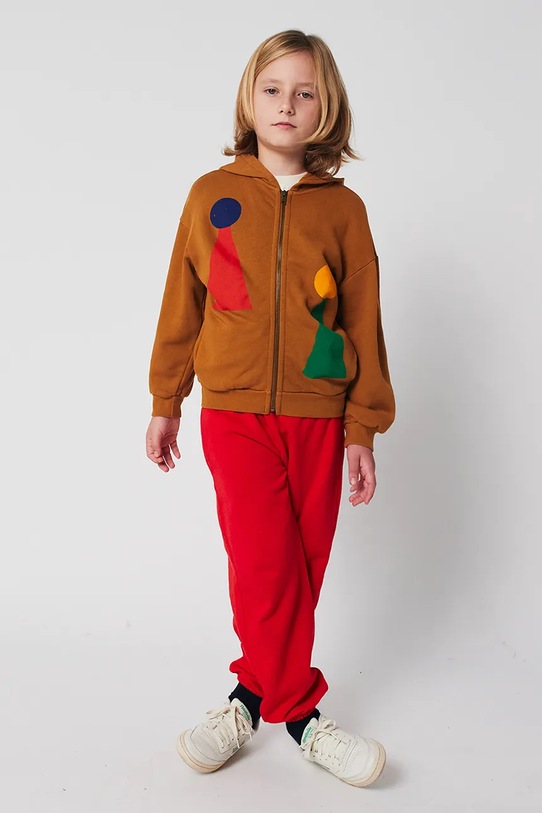 Bobo Choses bluza bawełniana dziecięca Chess Pawn 225AC051