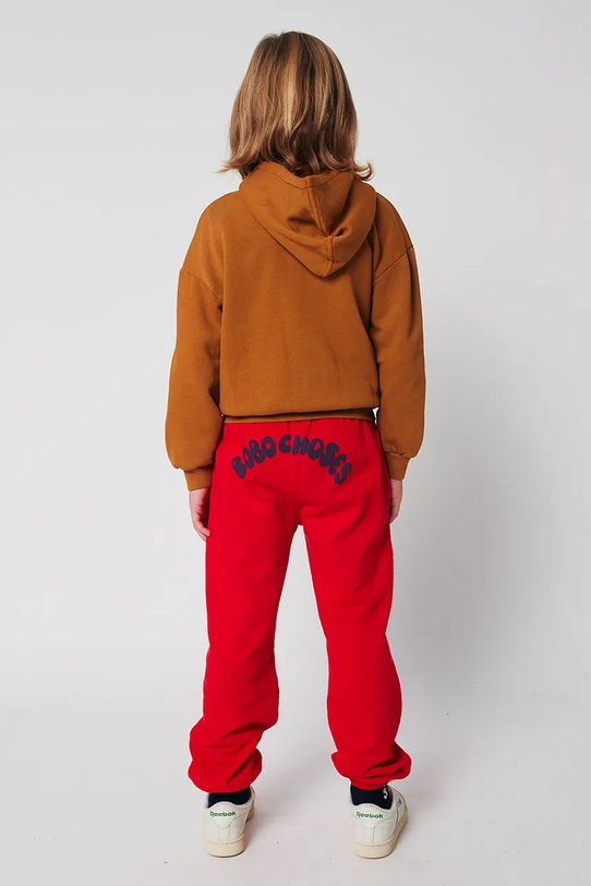 Bobo Choses bluza bawełniana dziecięca Chess Pawn 225AC051