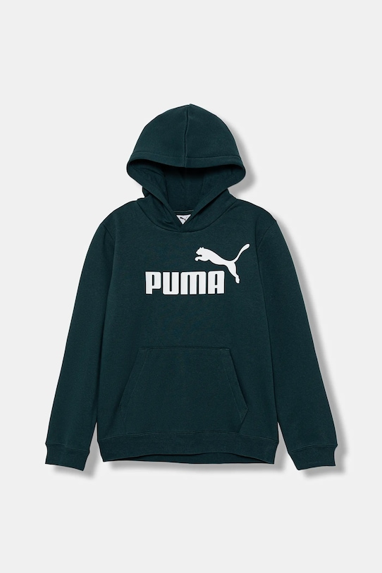 Παιδική μπλούζα Puma ESS No. 1 Logo Hoodie FL B με κουκούλα πράσινο 684908