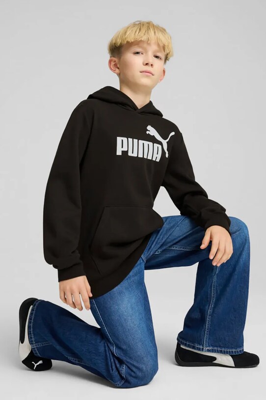 Chłopiec Puma bluza dziecięca ESS No. 1 Logo Hoodie FL B 684908 czarny
