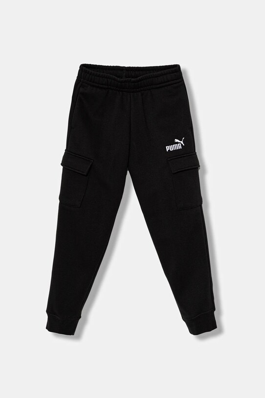 Puma spodnie dresowe dziecięce ESS No. 1 Logo Cargo Pants FL B 684924 czarny AW25