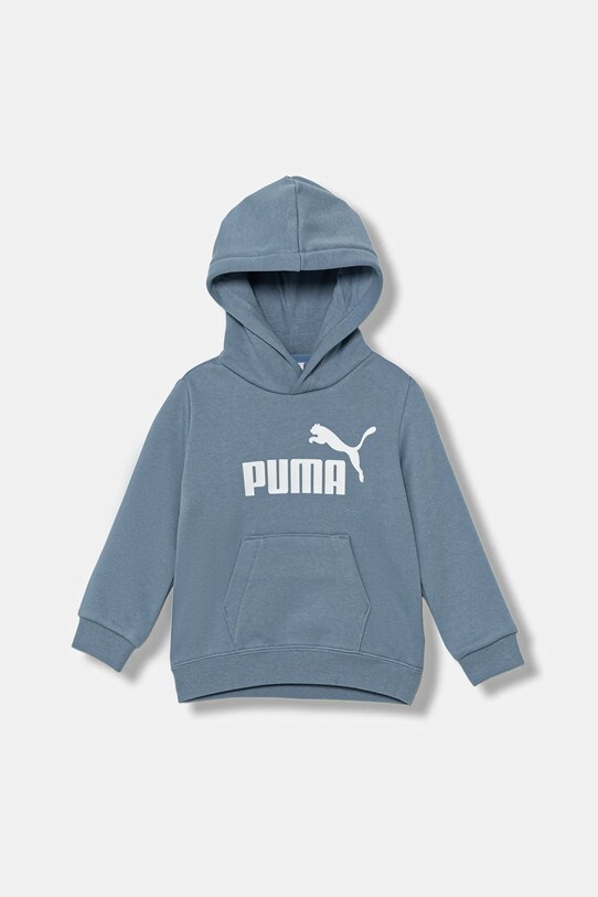 Puma bluza dziecięca ESS No. 1 Logo Hoodie FL PS z kapturem niebieski 684931