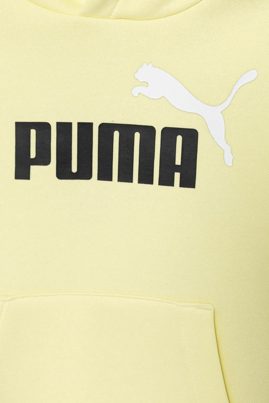 Chłopiec Puma bluza dziecięca ESS 2 COLOR No. 1 Logo Hoodie FL B 685822 żółty