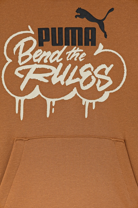 Băieți Puma bluză copii MID90s Hoodie TR B 688468. maro