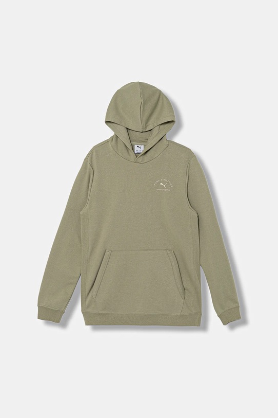 Puma bluza dziecięca PUMA CLASS Graphic Hoodie TR B z kapturem zielony 688852
