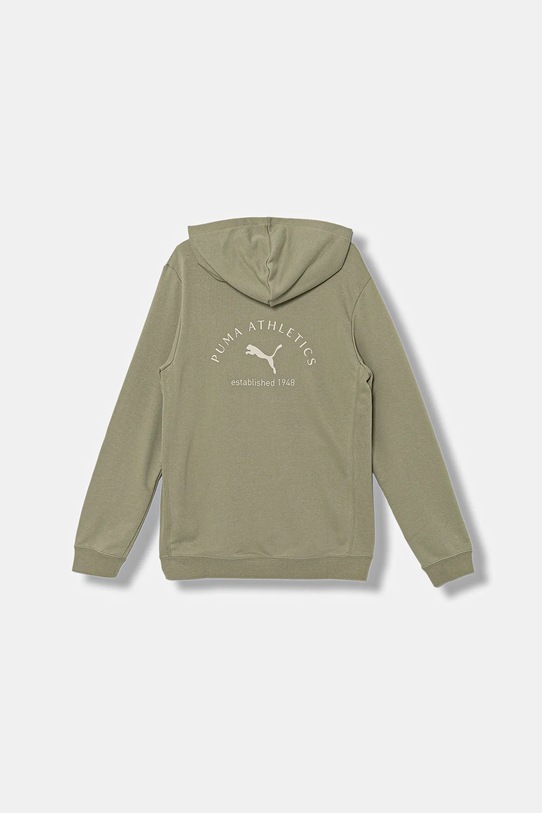 Puma bluza dziecięca PUMA CLASS Graphic Hoodie TR B 688852 zielony AW25