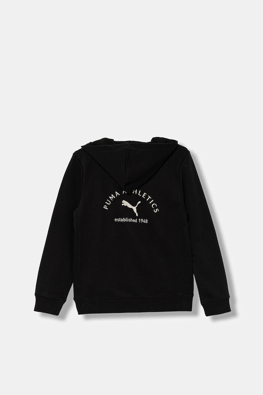 Puma bluză copii PUMA CLASS Graphic Hoodie TR B 688852 negru AW25