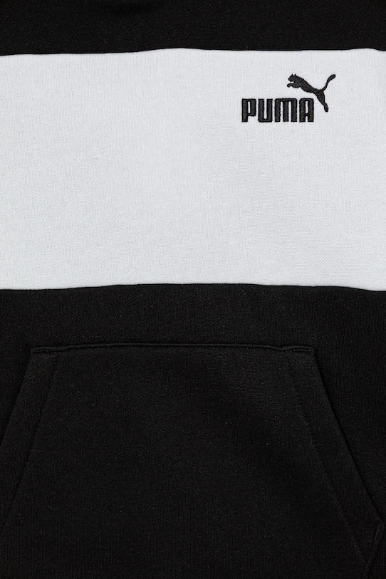 Chlapec Detská mikina Puma ESS BLOCK Small Logo Hoodie FL B 690784 čierna