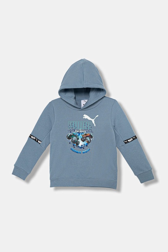 Puma bluza dziecięca PUMA X HOT WHEELS Graphic Hoodie TR z kapturem niebieski 632396