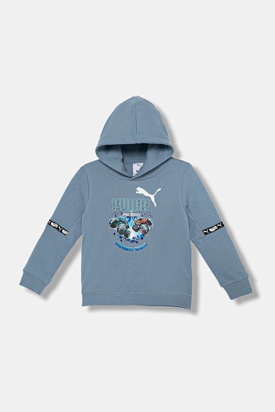 Puma bluza dziecięca PUMA X HOT WHEELS Graphic Hoodie TR z kapturem niebieski 632396