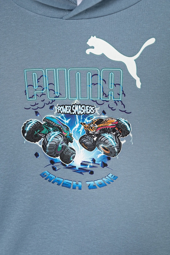 Chłopiec Puma bluza dziecięca PUMA X HOT WHEELS Graphic Hoodie TR 632396 niebieski