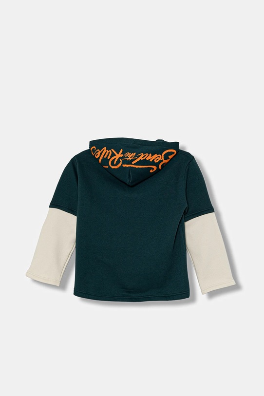 Detská mikina Puma MID90s Layered Hoodie FL B 688473 zelená AW25