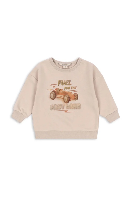 Konges Sløjd bluza dziecięca z bawełną LOU SWEAT SHIRT OCS pozostałe beżowy KS103868.B.9BYA