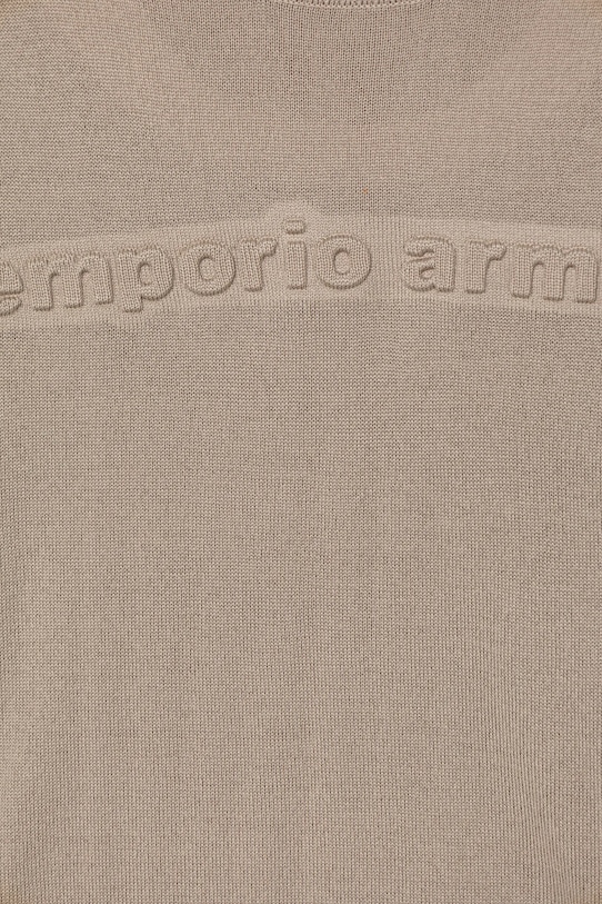 Chlapec Detský vlnený sveter Emporio Armani EB000808.AF18839 béžová