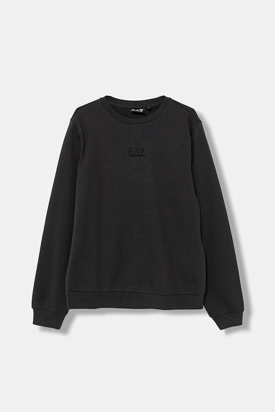 Detská mikina EA7 Emporio Armani bez kapucne sivá 7B000161.AF10368