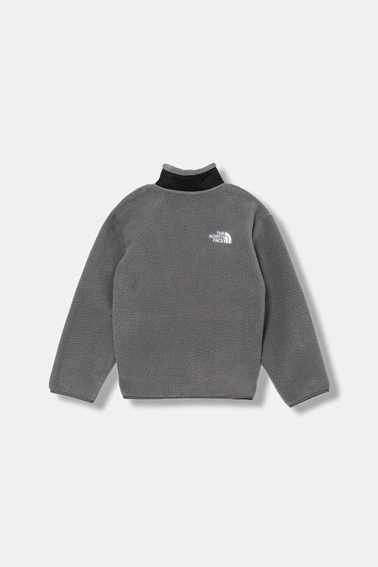 Otroški pulover iz flisa The North Face B YUMIORI FULL ZIP JACKET NF0A8AZGRPI1 siva AW25