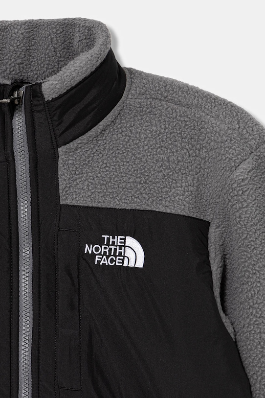 Chłopiec The North Face bluza polarowa dziecięca B YUMIORI FULL ZIP JACKET NF0A8AZGRPI1 szary