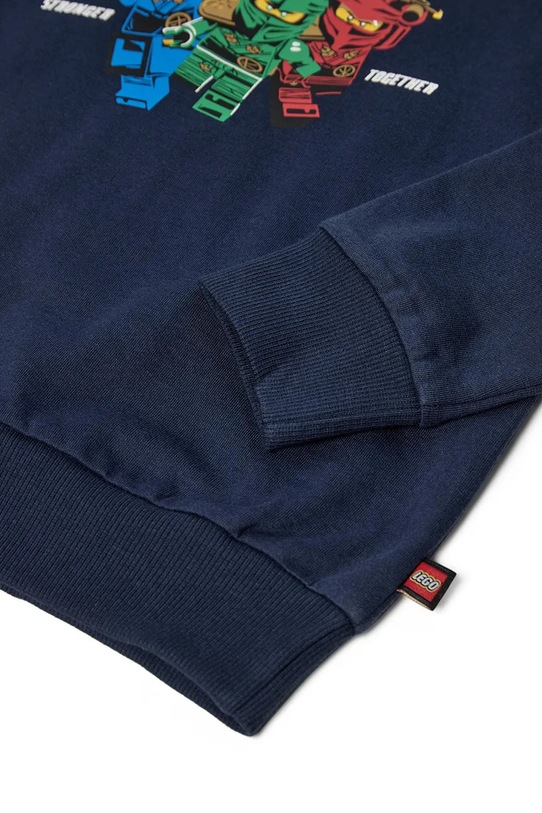 Бавовняна кофта Lego LWSAKU 703 темно-синій 11010944