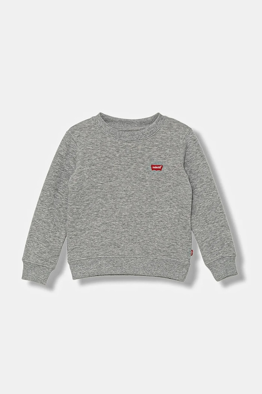 Levi's bluză copii MINI LOGO CREWNECK SWEATSH uni gri 8EE331.B