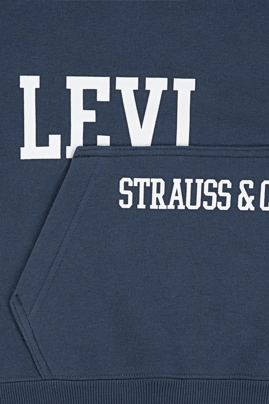 Levi's bluza dziecięca CUTOFF LEVI'S HOODIE granatowy 8EN719