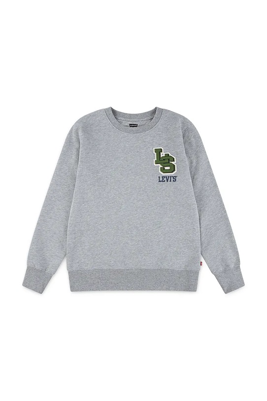 Levi's bluză copii STREAMLINE MONOGRAM CREWNE melanj gri 8EP034