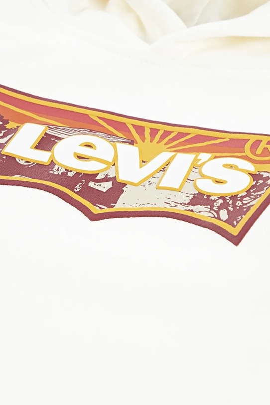 Αγορίστικα Παιδική μπλούζα Levi's SUNRISE BATWING HOODIE 8EP038 μπεζ