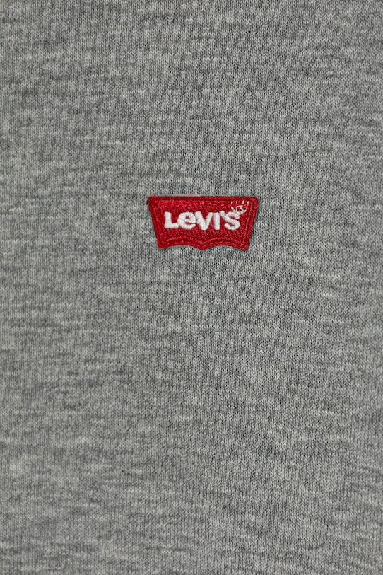 CHLAPEC Dětská mikina Levi's MINI LOGO CREWNECK SWEATSH 9EE331.B šedá