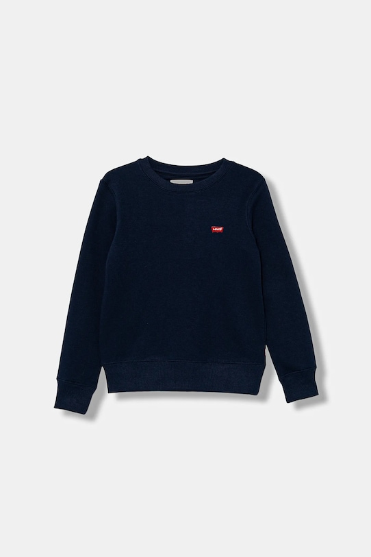 Detská mikina Levi's MINI LOGO CREWNECK SWEATSH bez kapucne tmavomodrá 9EE331.B