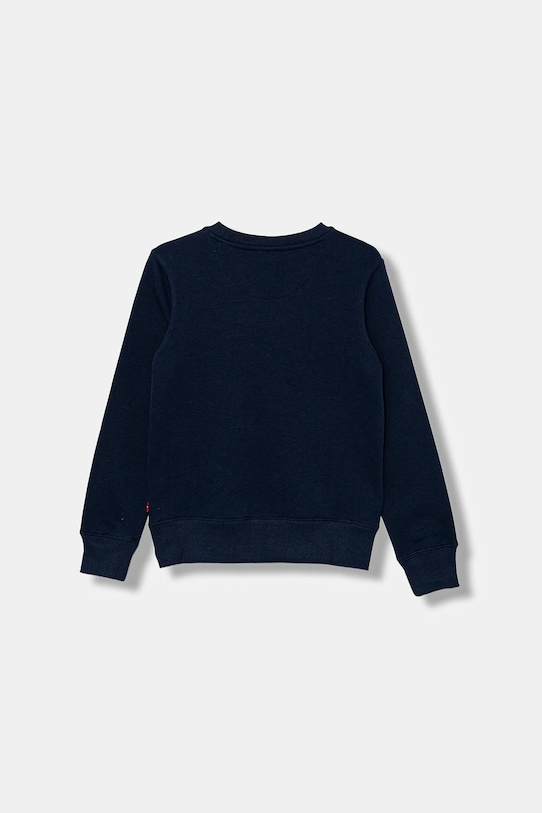 Detská mikina Levi's MINI LOGO CREWNECK SWEATSH 9EE331.B tmavomodrá AW25