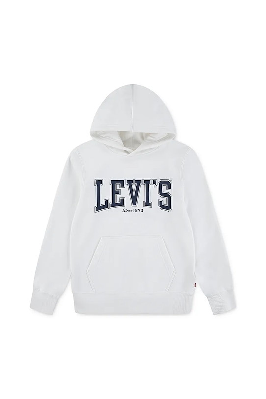 Levi's bluză copii THE GREAT HIGHWAY HOODIE print alb 9EN718