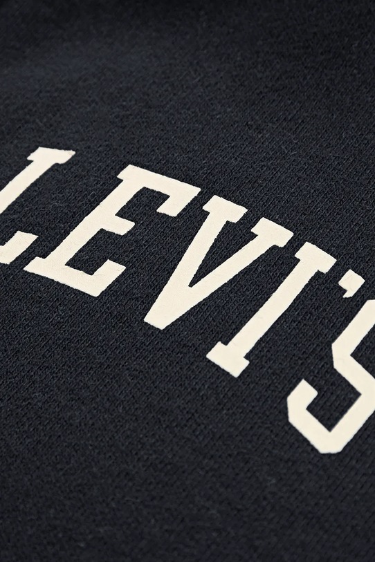 CHLAPEC Dětská mikina Levi's LEGENDARY FULL ZIP HOODIE 9EN722 černá