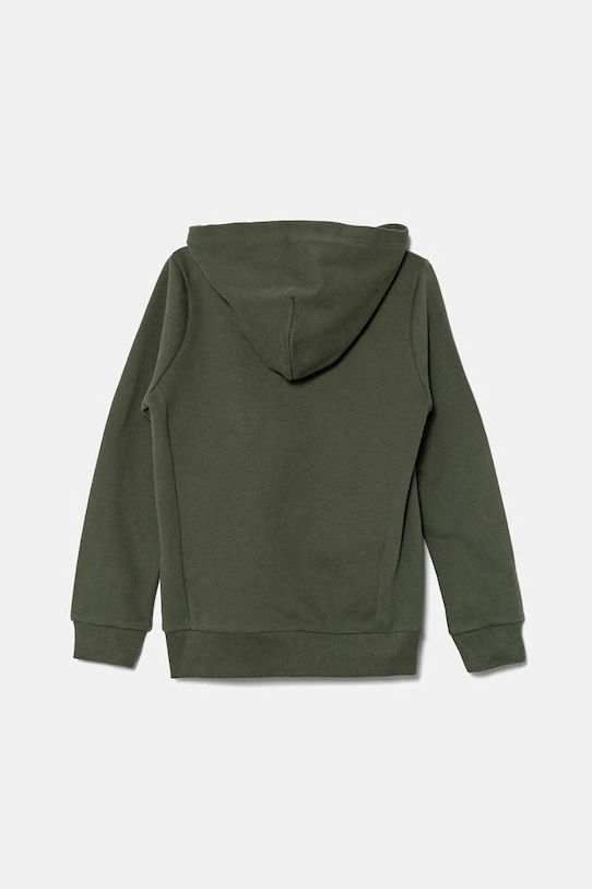 Calvin Klein Jeans hanorac de bumbac pentru copii IB0IB02213.9BYA verde AW25