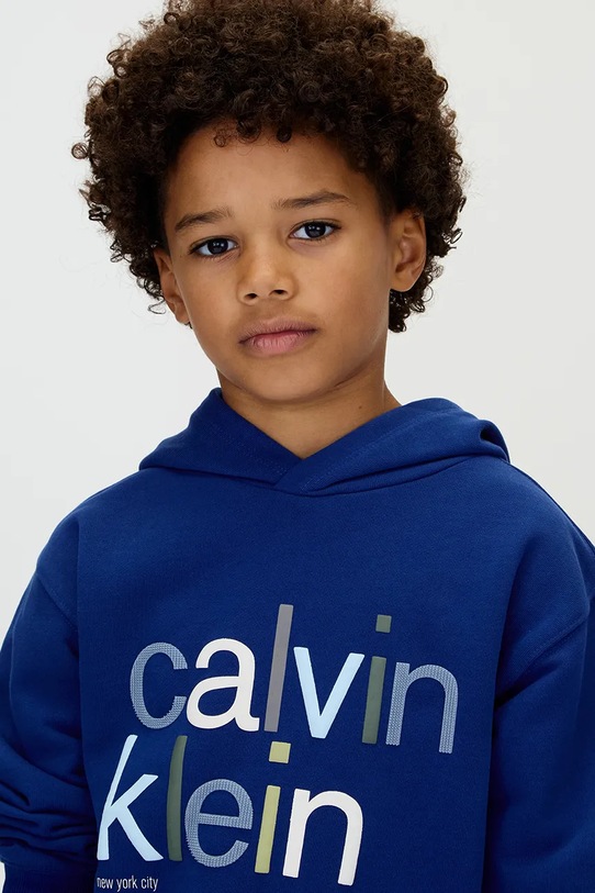 Дитяча кофта Calvin Klein Jeans IB0IB02563.128.170.9BYA темно-синій
