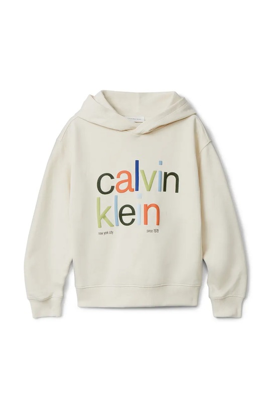 Детская кофта Calvin Klein Jeans IB0IB02563.104.116.9BYA бежевый AW25