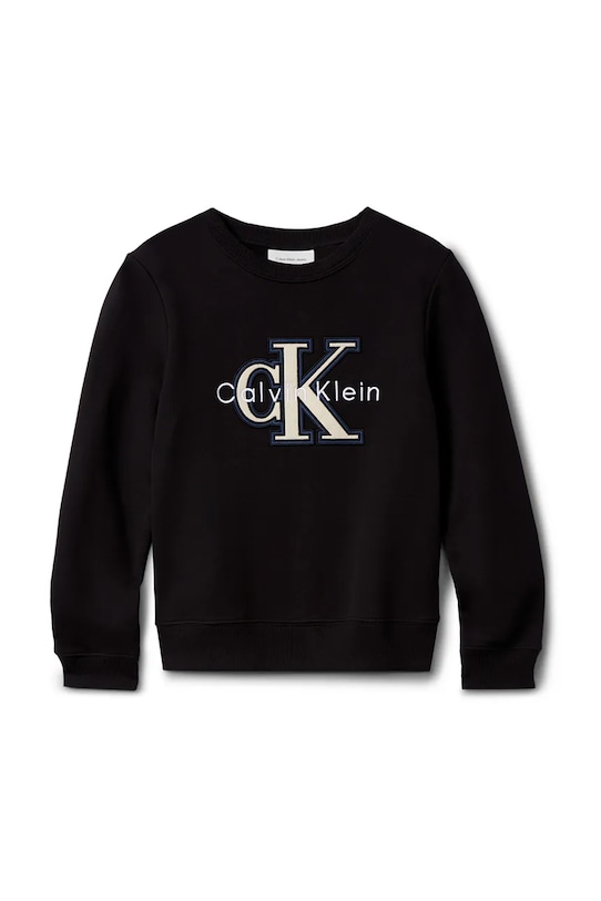 Παιδική μπλούζα Calvin Klein Jeans IB0IB02585.9BYA μαύρο AW25