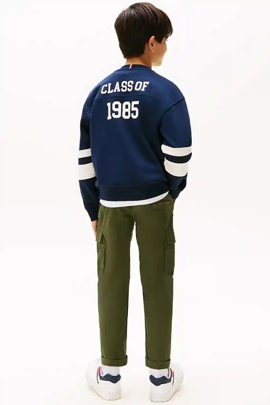 Дитяча кофта Tommy Hilfiger темно-синій KB0KB09985.9BYA
