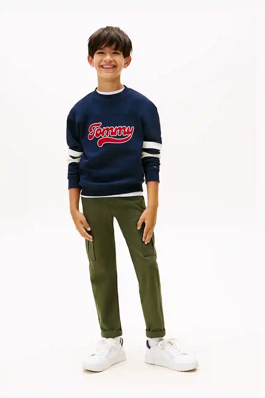 Дитяча кофта Tommy Hilfiger KB0KB09985.9BYA темно-синій