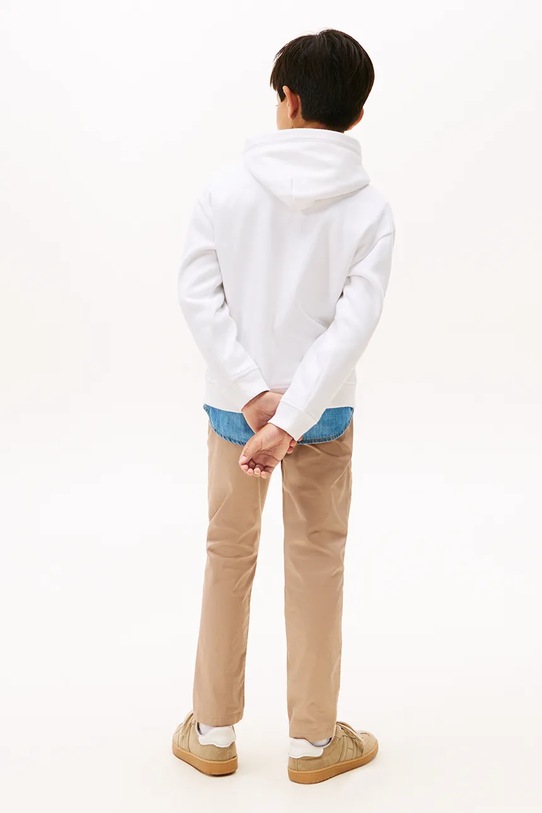 Tommy Hilfiger felpa per bambini KB0KB10112.104.122.9BYA bianco