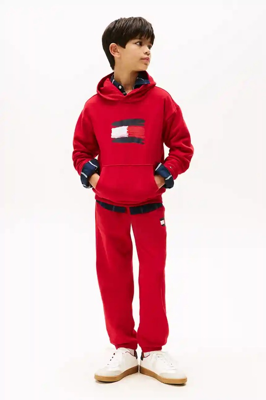 Tommy Hilfiger bluza dziecięca czerwony KB0KB10112.104.122.9BYA