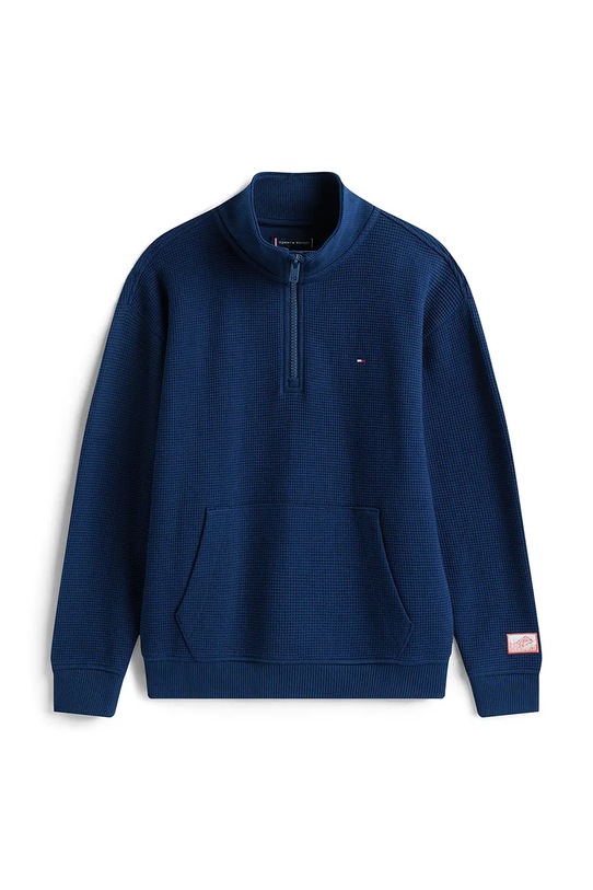 Детская хлопковая кофта Tommy Hilfiger KB0KB10119.128.176.9BYA тёмно-синий AW25