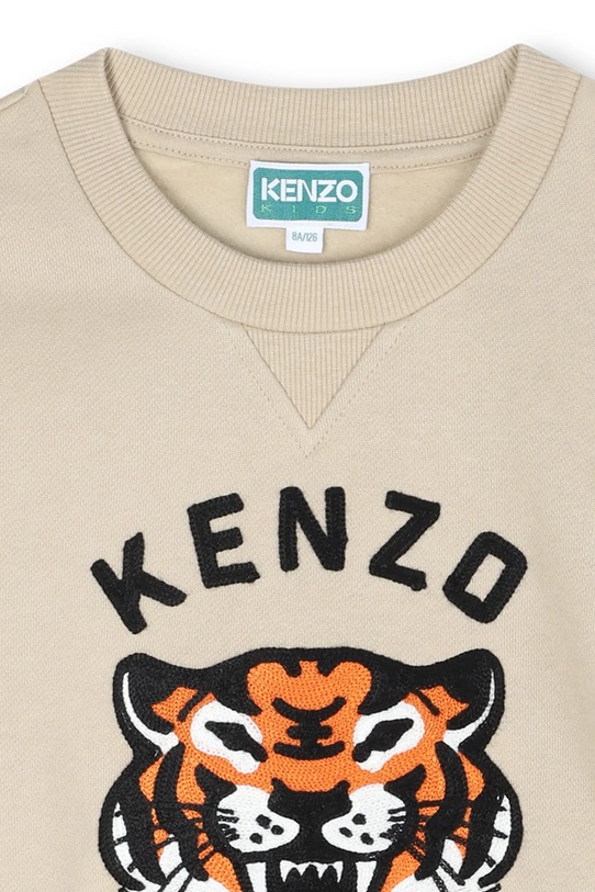 Kenzo Kids bluza bawełniana dziecięca beżowy K61432.102.108